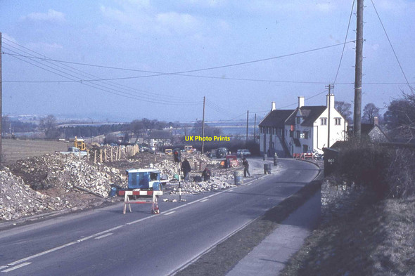 Photo 6"x4" A38 road widening at the Fox & Goose PH, Barrow Gurney Barrow Gurney c1965