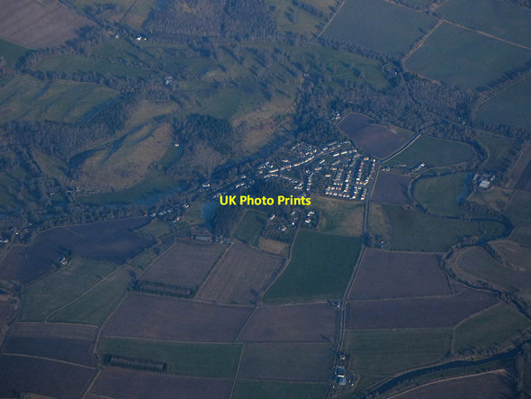 Photo 6"x4" Ancrum from the air Ancrum c2020
