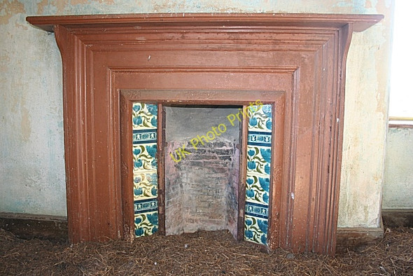 Photo 6"x4" Fireplace at Glenbeg Haugh of Glass c2009