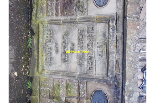 Photo 6"x4" Plaque, Bruntsfield Hospital Merchiston c2021