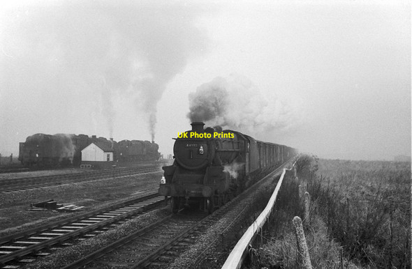 Photo 6"x4" Misty morning on the West Coast Main Line at Bamfurlong \u00e2\u0080\u0093 1967 Abram c1967