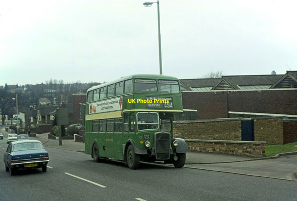 Photo 6"x4" Bristol KSW type bus, Kettering \u00e2\u0080\u0093 1973 Kettering c1973