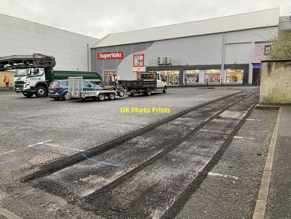 Photo 6"x4" Resurfacing works, Market Street car park, Omagh Omagh c2021
