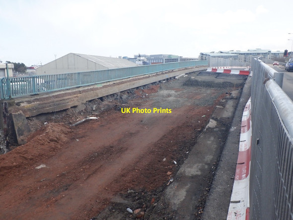 Photo 6"x4" Tram construction works Leith\/NT2776 c2021