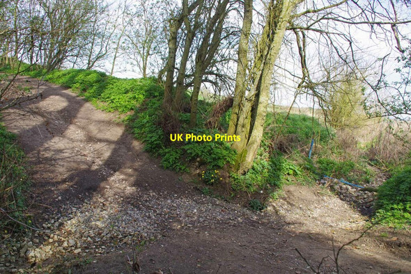 Photo 6"x4" Dry Ford on Dark Lane Crawley End c2021
