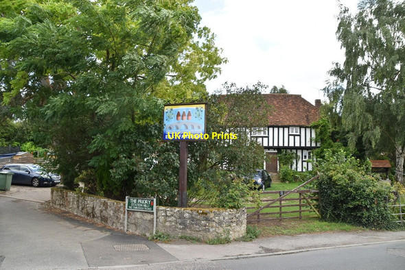 Photo 6"x4" East Farleigh Village sign East Farleigh c2020