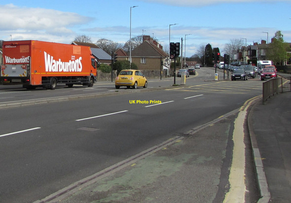 Photo 6"x4" Warburtons lorry, Malpas, Newport Newport\/Casnewydd c2021