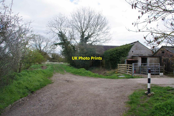 Photo 6"x4" Byway at Charlwood Farm Olmstead Green c2021
