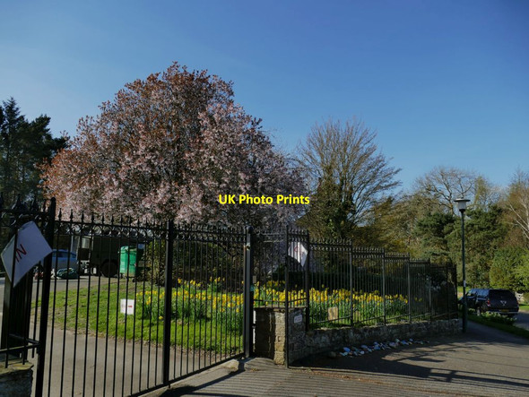 Photo 6"x4" School entrance, Follifoot Lane, Kirkby Overblow Kirkby Overblow c2021