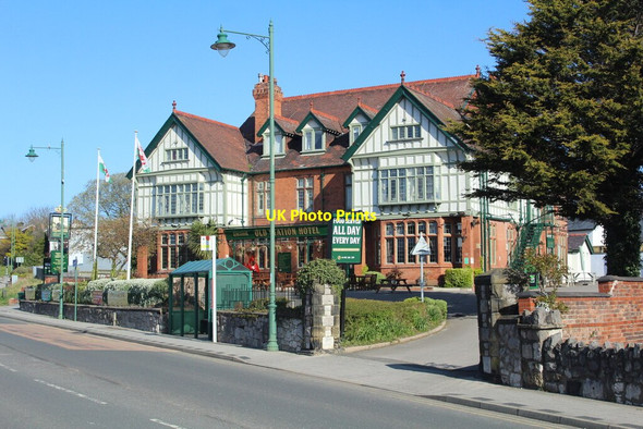 Photo 6"x4" Old Station Hotel, Llandudno Junction Conwy c2021