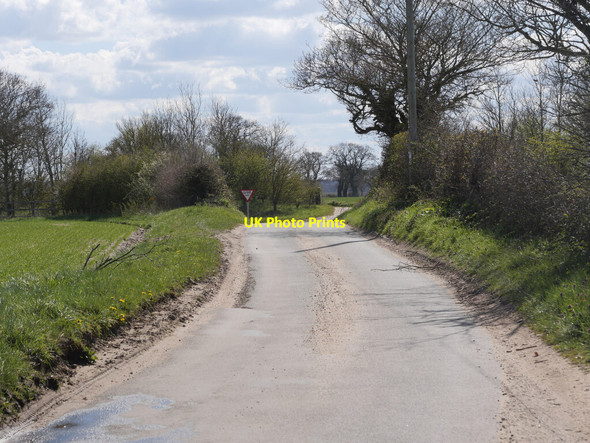 Photo 6"x4" Looking towards A149 from Barge Road North Walsham c2021