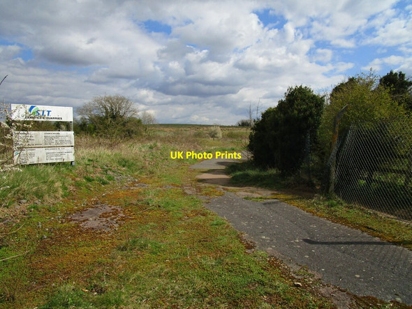 Photo 6"x4" Entrance to Stonesby Quarry Waltham on the Wolds c2021