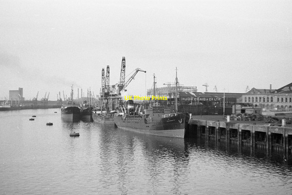 Photo 6"x4" John Kelly Ltd steam collier \u00e2\u0080\u009cBallyhaft\u00e2\u0080\u009d, Queens Quay, Belfast \u00e2\u0080\u0093 1968 Belfast c1968