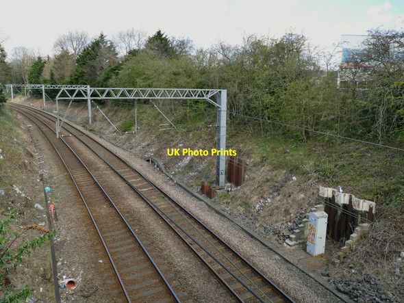 Photo 6"x4" Railway north-west of Greenbottom Tunnel Guiseley c2021