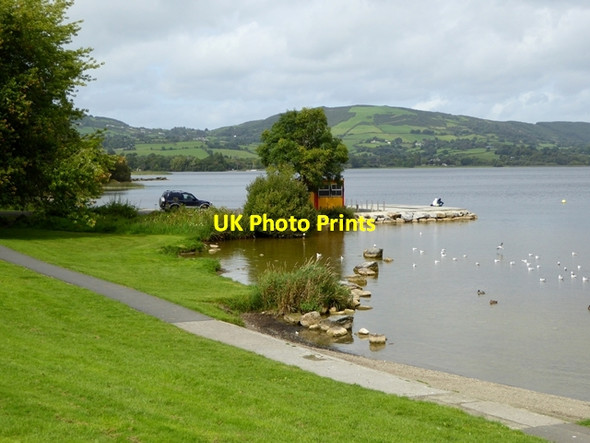 Photo 6"x4" Jetty at Ballycuggaran Beach Killaloe c2017