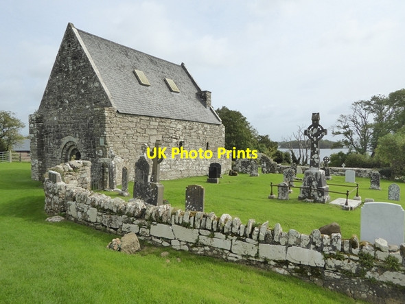 Photo 6"x4" St Caimin's Church, Inis Cealtra Mountshannon c2017