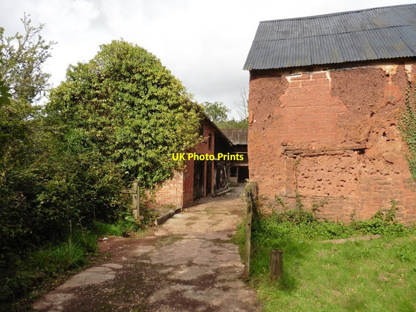 Photo 6"x4" Outbuildings at Shobrooke Mill Shobrooke c2017