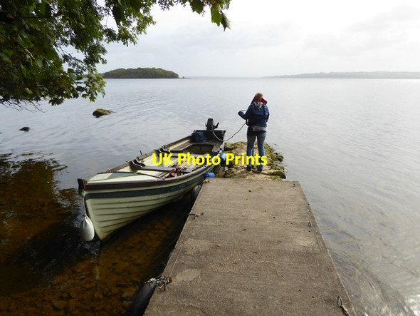 Photo 6"x4" Jetty on Inis Cealtra Mountshannon c2017