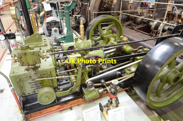 Photo 6"x4" Langford Steam Pumping Station - Davey Paxman Steam Engine Maldon c2017