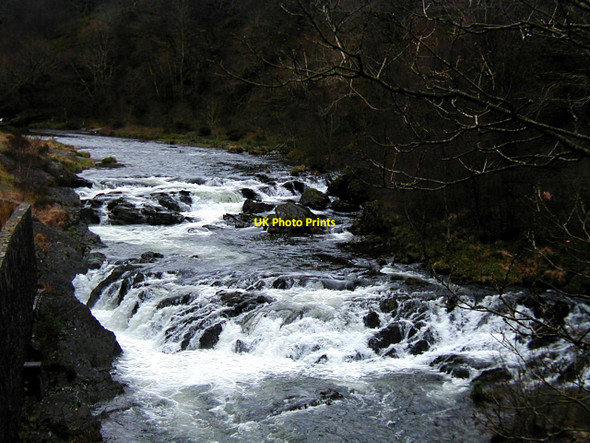 Photo 6"x4" Angry Rheidol Ystumtuen c2002