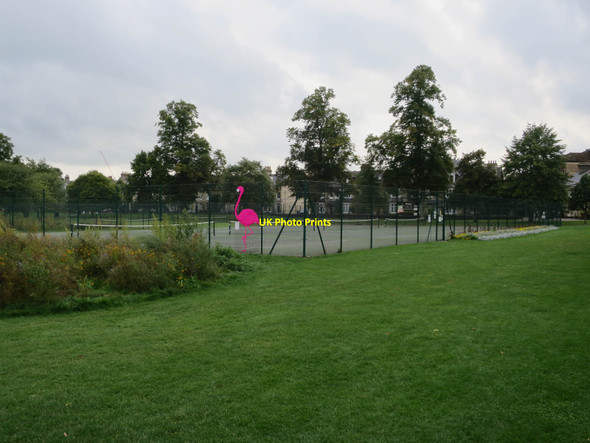 Photo 6"x4" Tennis courts, Jesus Green Cambridge\/TL4658 c2017