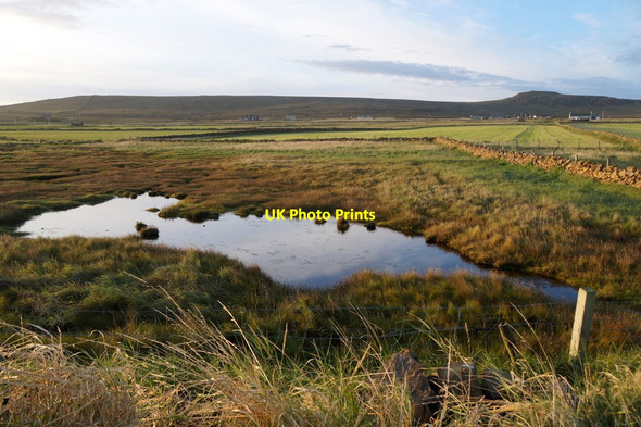 Photo 6"x4" Fields behind Taing o' Dale, Baltasound Baltasound c2017