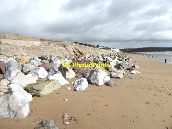 Photo 6"x4" Coastal defences at Youghal Youghal c2017