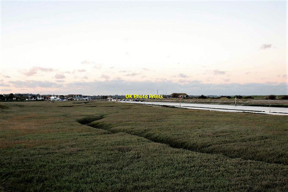 Photo 6"x4" Salt marsh by the River Rother at Rye Harbour Rye Harbour c2007