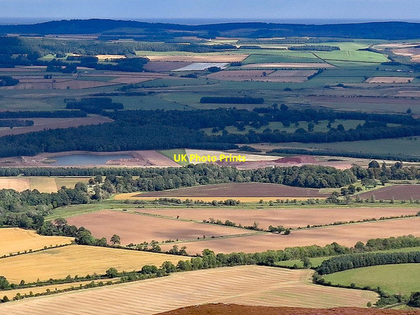Photo 6"x4" Millfield Plain north-east from Yeavering Bell Akeld c2017