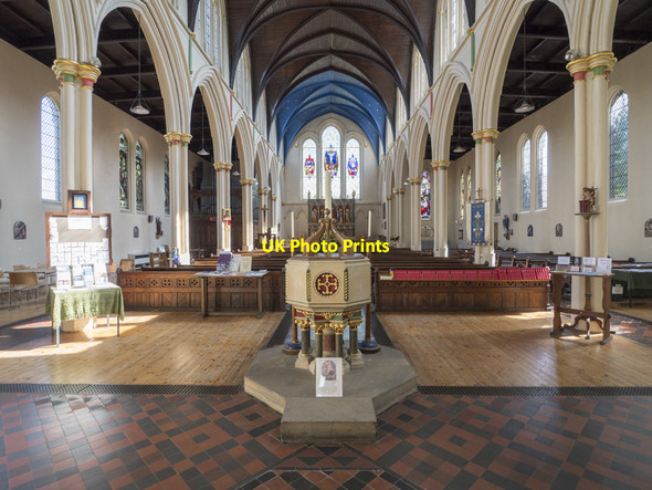 Photo 6"x4" St John the Evangelist, Bury St Edmunds - East end Bury St Edmunds c2017