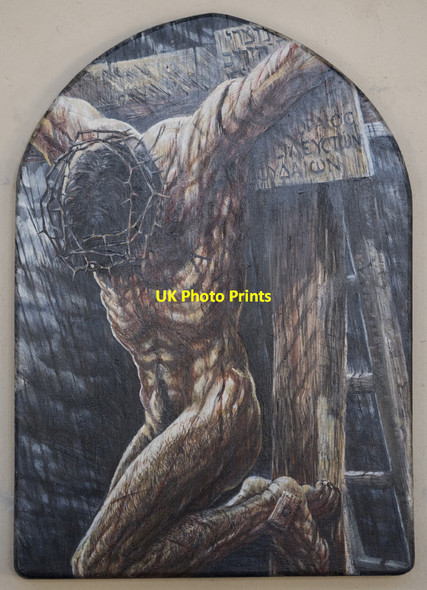 Photo 6"x4" St John the Evangelist, Bury St Edmunds - Station of the Cross Bury St Edmunds c2017