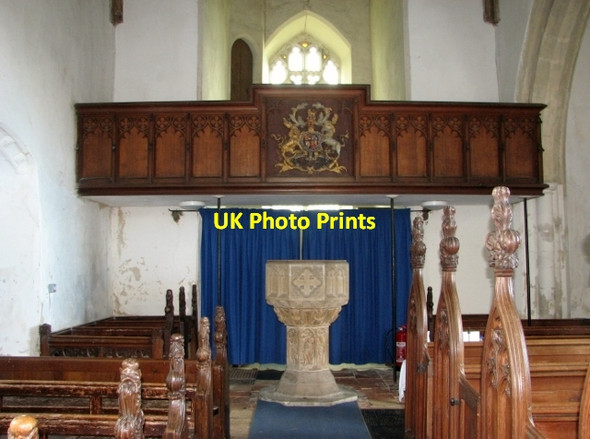 Photo 6"x4" St Michael's church in Hockering - view west Hockering c2017