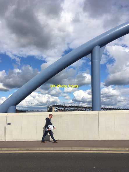 Photo 6"x4" London Road railway bridge Derby\/SK3535 c2017