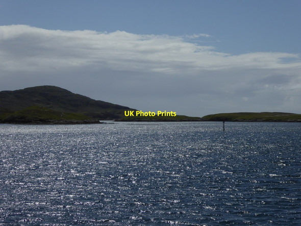 Photo 6"x4" Marker for the skerry off Lingeigh-Fhada \u00c0ird Mhidhinis c2017