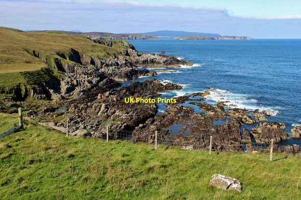 Photo 6"x4" Rocky coast at Glaisgeo, Farr Farr\/NC7263 c2017