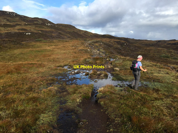 Photo 6"x4" The path to An Sgurr Sandamhor c2017
