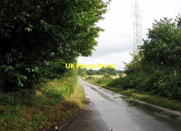 Photo 6"x4" View along Taverham Road Easton\/TG1310 c2017