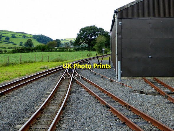 Photo 6"x4" Track at Capel Bangor, Vale of Rheidol Railway Capel Seion\/SN6379 c2017
