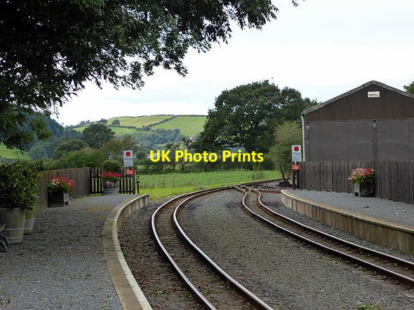 Photo 6"x4" Looking west from Capel Bangor station Capel Seion\/SN6379 c2017