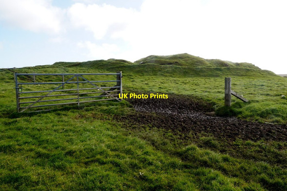 Photo 6"x4" Underhoull Broch, Westing Underhoull c2017
