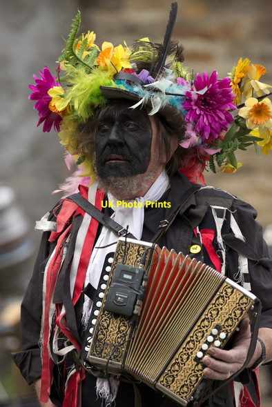 Photo 6"x4" Squeezebox Player, Otley Folk Festival Otley\/SE2045 c2017