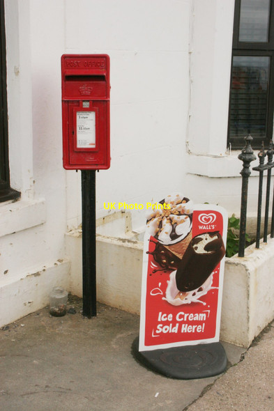 Photo 6"x4" Postbox outside Portmahomack Convenience Store Portmahomack c2017