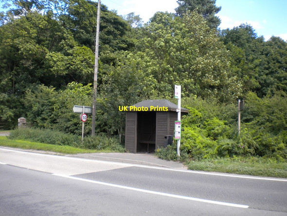 Photo 6"x4" Lamins Lane bus stop, A60 Mansfield Road Redhill\/SK5746 c2017