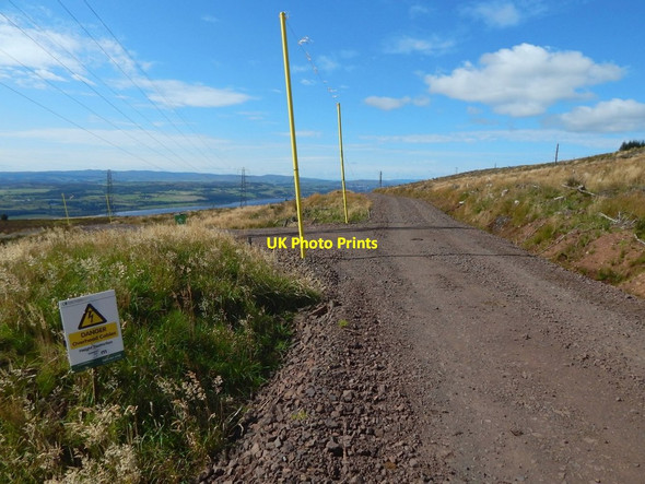 Photo 6"x4" Junction of forestry tracks Bowling\/NS4473 c2017