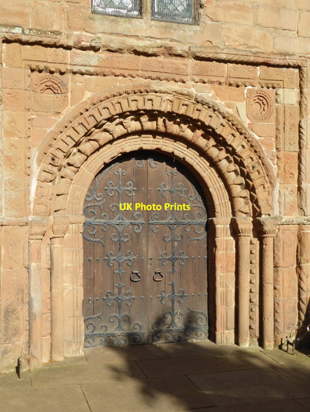 Photo 6"x4" West door to St Nicholas church, Kenilworth Kenilworth c2017