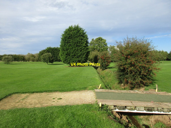 Photo 6"x4" Footpath on the golf course Withernsea c2017