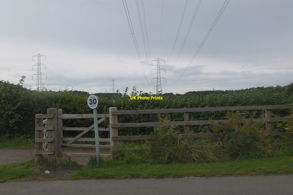 Photo 6"x4" Power lines, Swanston Swanston\/NT2467 c2017