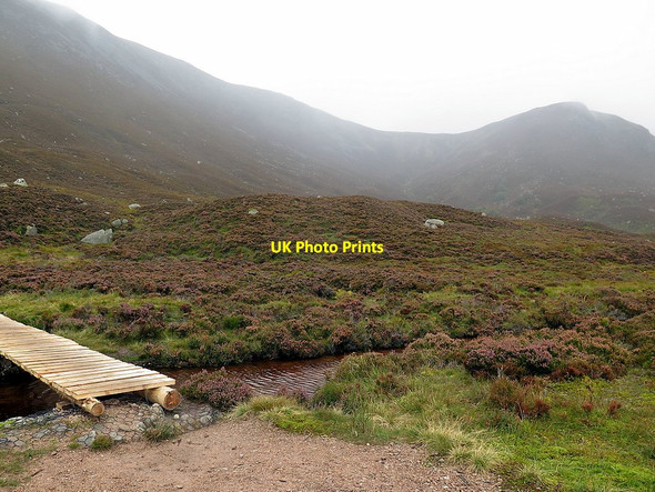 Photo 6"x4" Corrie Chash from Loch Muick Corrie Chash c2017