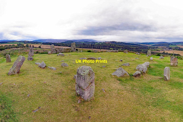 Photo 6"x4" Tomnaverie Stone Circle Tarland c2017