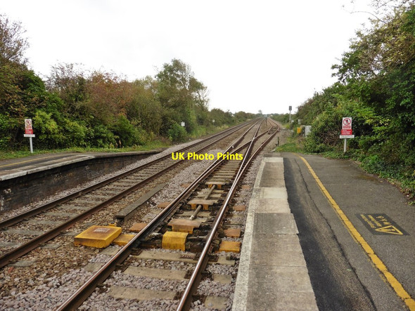 Photo 6"x4" Goods loop, south of Highbridge railway station Alstone\/ST3146 c2017